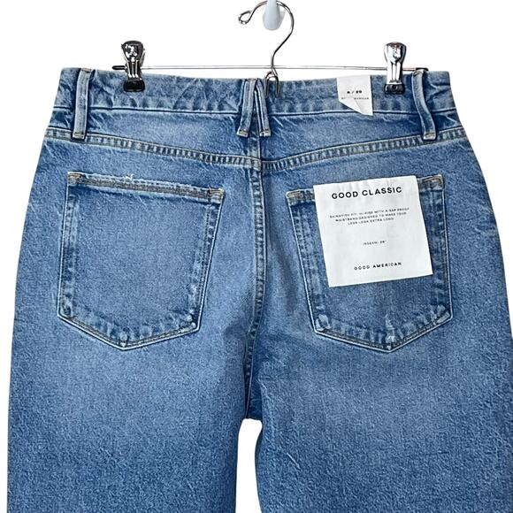 Good American Women's Straight Leg Jeans - Light Blue - Picture 8 of 11